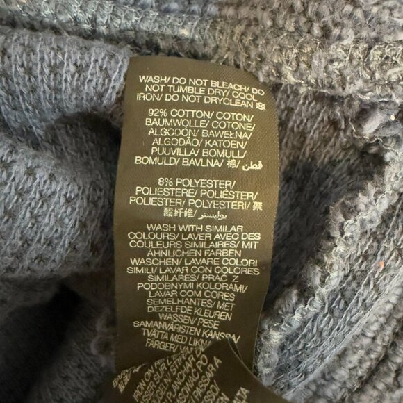 Sweaty Betty Bouclé Funnel Neck Sweatshirt Pullover Women's Medium 8-10 Blue - Picture 15 of 15